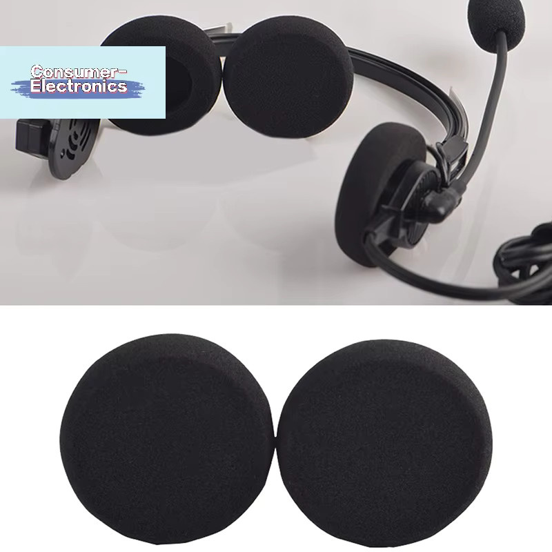 Ersatz-Ohrpolster Set für Telex Airman Serie 750 Aviation Headset in Schwarz - Bild 2