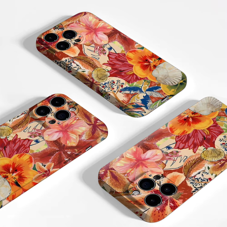 Tropical Mix Handyhülle für iPhone 18 17 16 15 14 13 12 11 Pro Max Plus Multicolor Doppelschichtige Rückabdeckung - Bild 3