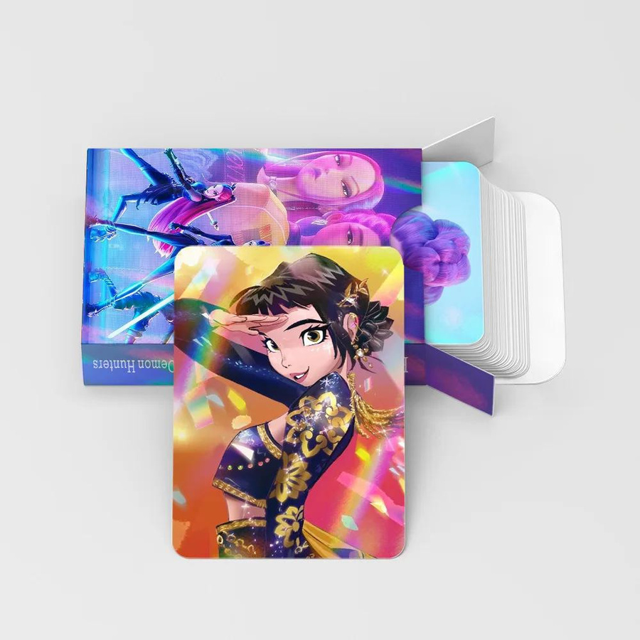 Fashnics Kpop Dämonenjäger Laserkarte Anime Sammelkarten 92/30-teiliges Set - Bild 4