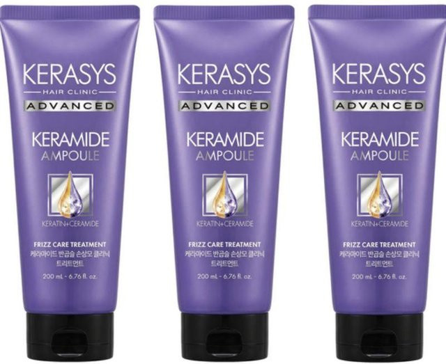 Kerasys Ceramide Clinic Haarkur, 200 ml, für trockenes & strapaziertes Haar - Bild 1