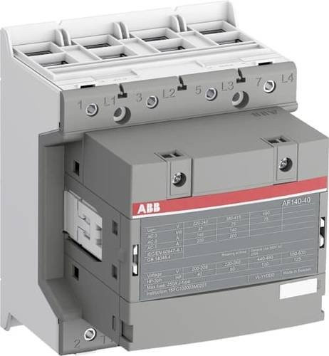 ABB AF140-40-00-12 Schütz mit 4 Schließern 75kW in Grau - Bild 1