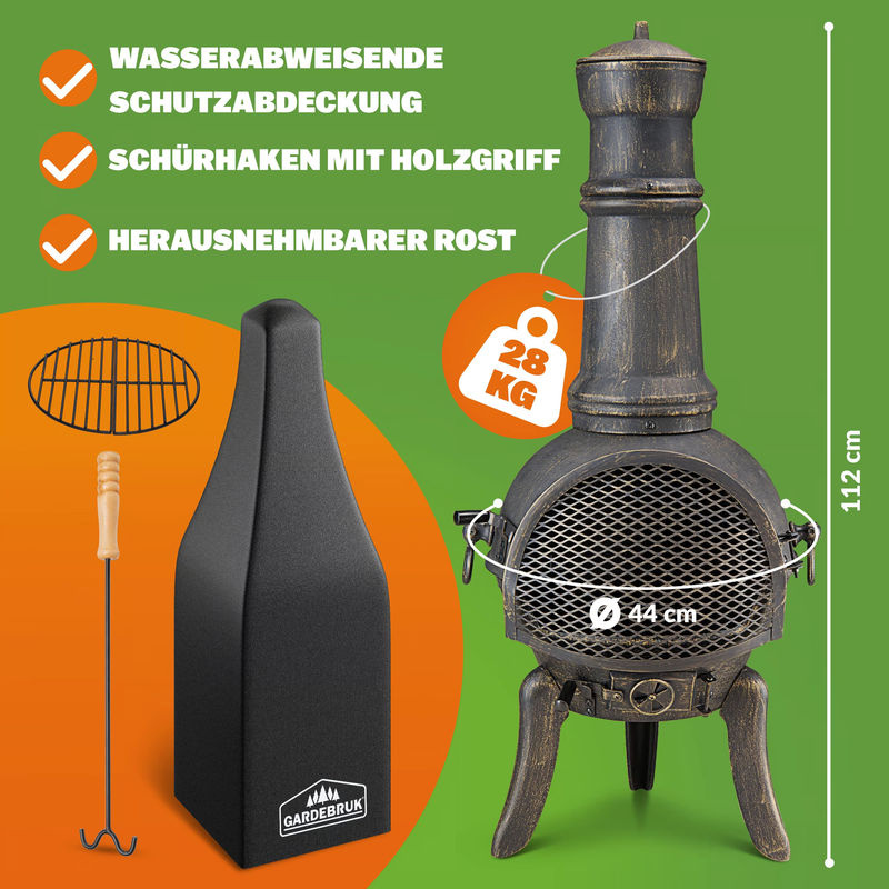 Terrassenofen Kamin Chimenea - Bild 4