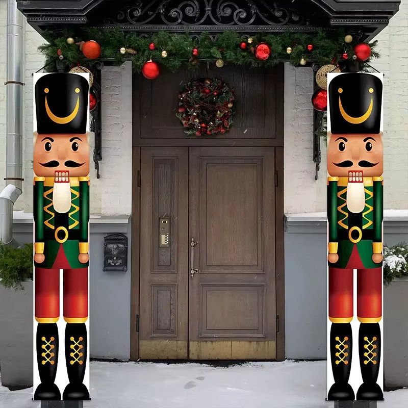 VIKAMA Weihnachts Türkuplets zur Wanddekoration für Haus und Garten, Multicolor - Bild 4