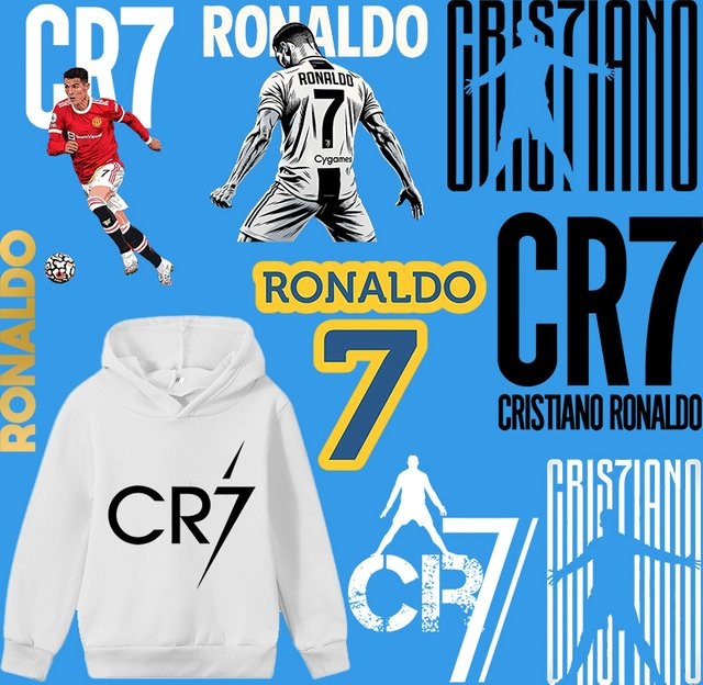 Potdemiel Ronaldo CR7 Trikot Wärmeübertragungsaufkleber, DIY Dekoration Applikation - Bild 1