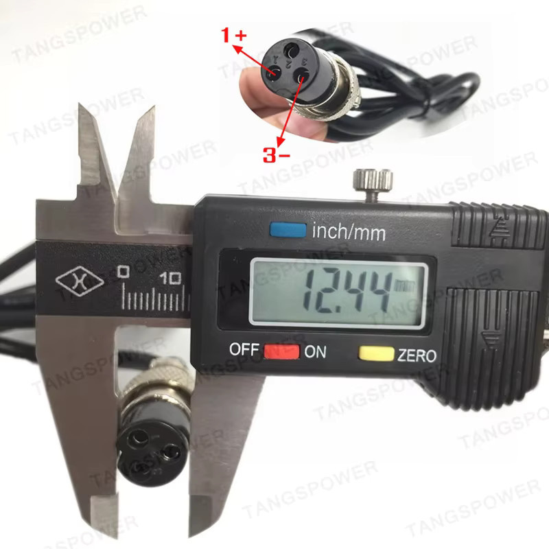 Kugoo Li-Ion Batterie Ladegerät für E-Scooter M4 Pro und E-Bikes, 54,6 V 2A, für 48 V 13S Lithium-Batteriepacks mit GX16 Stecker, Schwarz - Bild 5
