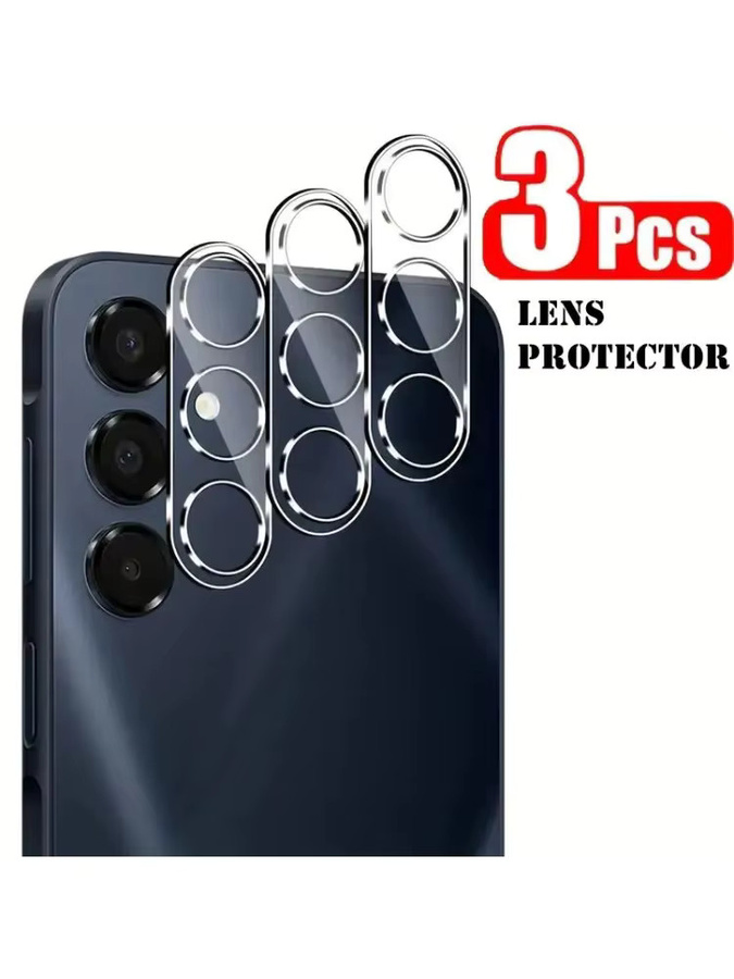 3er-Set Kamera-Schutzglas für Samsung Galaxy A17 A16 A55 A35 A15 A54 A34 A14 transparent - Bild 5