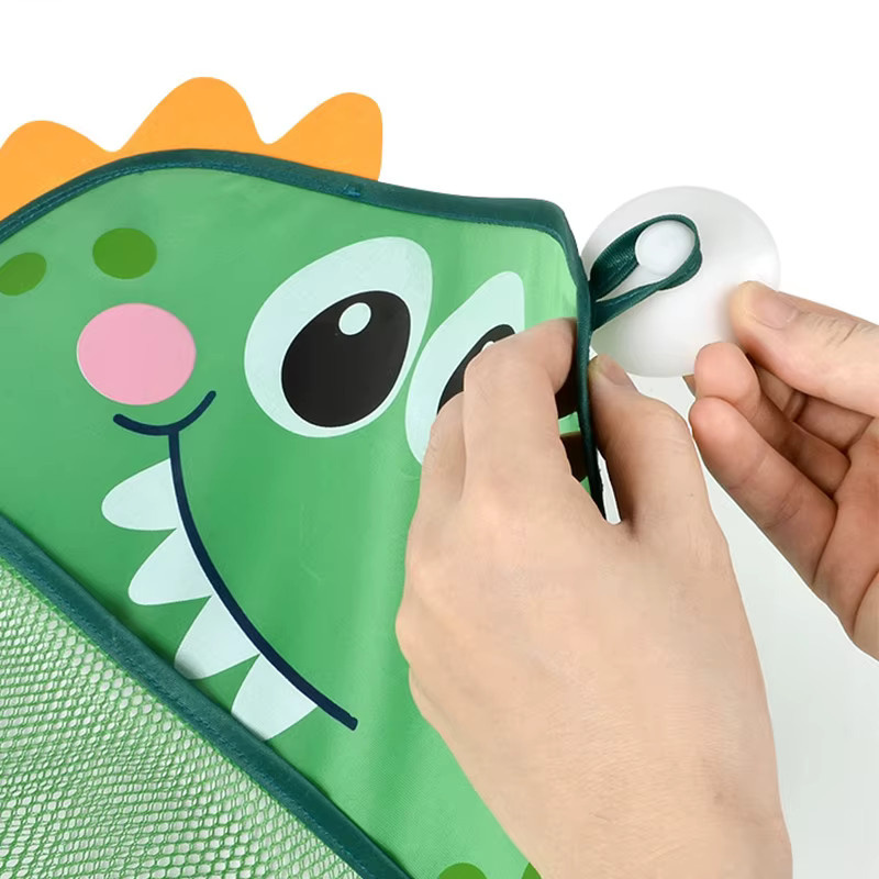 ASWJ Dinosaurier Baby Dusche Spielzeug Netz, Aufbewahrungstasche mit Saugnapf - Bild 2