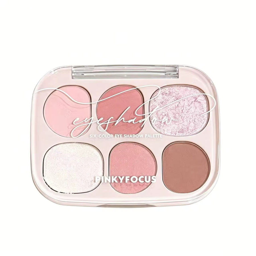 Pinkyfocus 6-in-1 Make-up-Palette, Schimmernd, Puder, Unisex - Bild 4