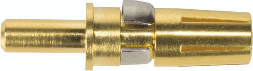HARTING Einlötkontakt 09030006226 aus Messing mit Goldbeschichtung - Bild 1