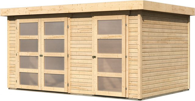 Karibu Gartenhaus Mühlentrup 3 Naturbelassen B: 404 cm, T: 332,5 cm - Bild 3