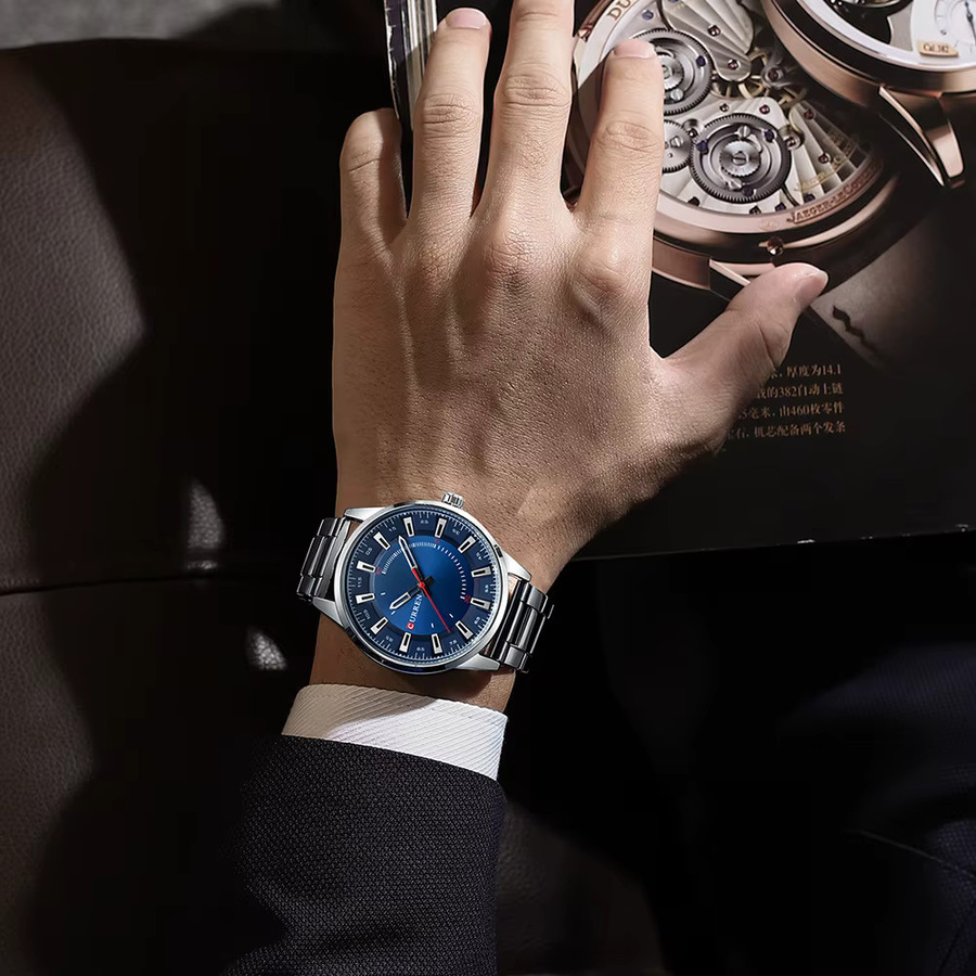 CURREN Armbanduhr, Quarz, Edelstahl, Herren - Bild 4