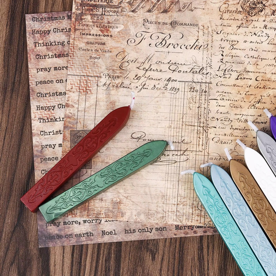 18 Farben Siegelwachs Sticks für Briefmarken und Versiegelungen von Umschlägen und Einladungen in Multicolour - Bild 3