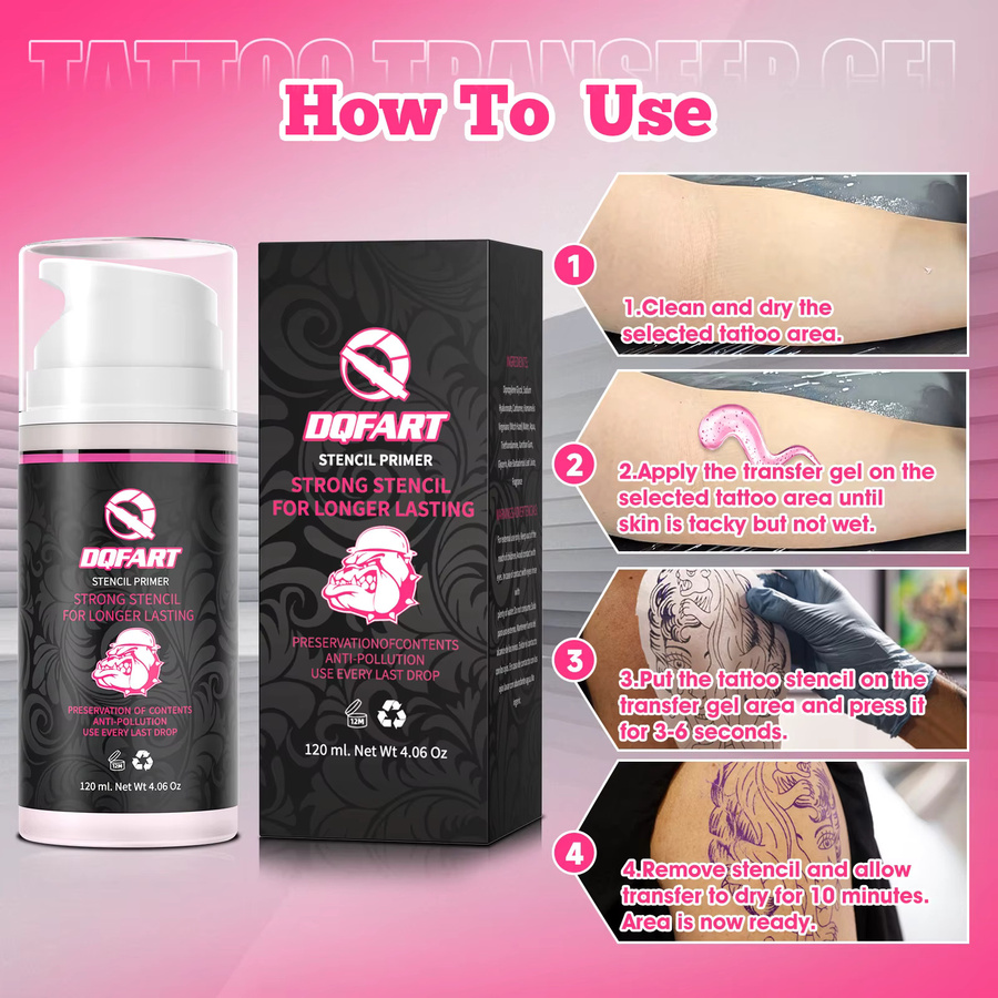 DQFART Tattoo-Transfergel, 120 ml - Bild 5
