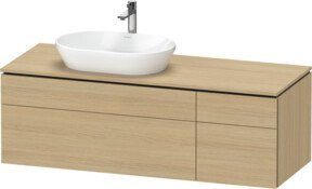 Duravit Waschtischunterschrank L-Cube in Weiß oder Beige, B/T/H: 142 x 55 x 48,2 cm - Bild 1