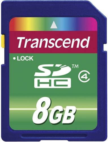 Transcend Standard SDHC Speicherkarte Industrial 8GB Class 4 Multicolor - Bild 1