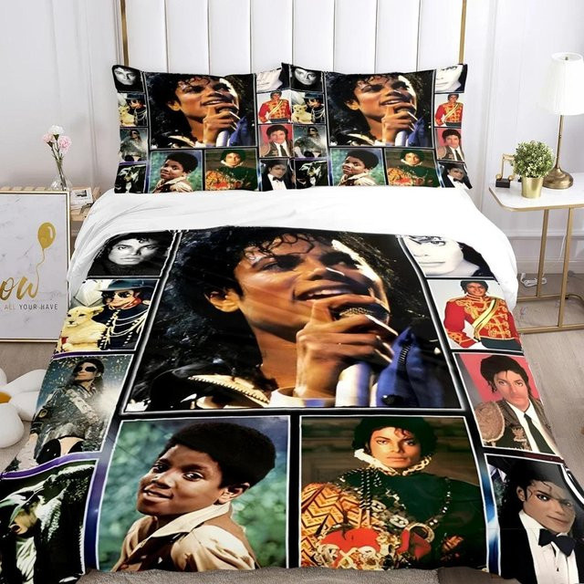 Softura Bettwäsche-Set Michael Jackson mit 3D-Druck, Mikrofaser, Mehrfarbig, B/H: 70 x 133 cm - Bild 1