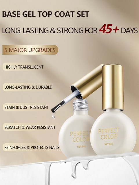 Perfect Color Gel Top Coat, 8 ml, glänzend - Bild 1