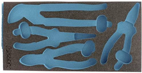 Hazet 2K-Weichschaum-Einlage 163-257L in Blau, B: 17,2 cm, L: 34,2 cm - Bild 1