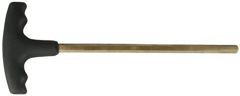 KS Tools BRONZEplus Innensechskant-Winkelstiftschlüssel mit T-Griff aus Aluminium-Bronze, 10 mm - Bild 1