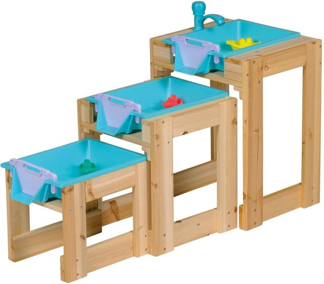 Happy People Wasser-Spieltisch 3er Set mit Schleusenfunktion - Bild 1