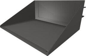 Rocholz Mehrzweckablage SYSTEM 2000 Schwarz B/T/H: 31,5 x 24,0 x 13,0 cm - Bild 1