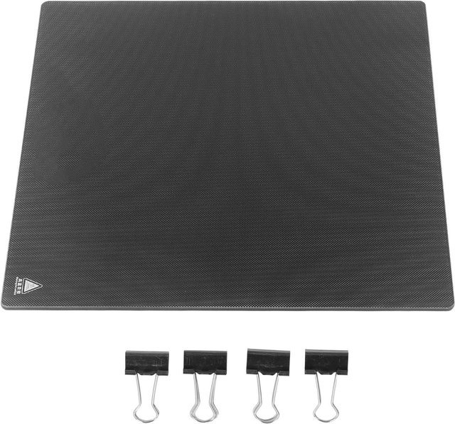 TOMTOP JMS Selbstklebende gehärtete Glasplatte für 3D-Drucker Ender 6, Farbe: Schwarz, B/T/H: 29,0 x 29,0 x 0,4 cm - Bild 1