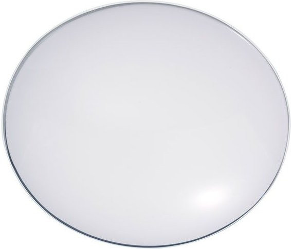 Bankamp Nurglas Deckenleuchte mit Kristallrand in Transparent und Weiß, Durchmesser: 26 cm - Bild 1