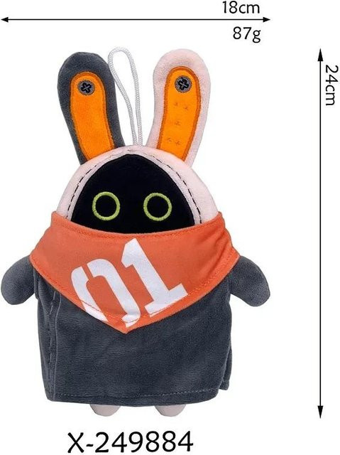 Zenless Zone Zero Bangboo Plüschpuppen, Kaninchen Kuscheltier, 20cm, ab 14 Jahren - Bild 1