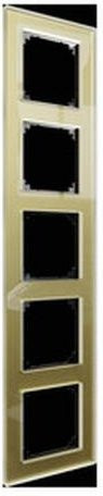 Merten Glas in Weiß und Gold MEG4050-2341 - Bild 1