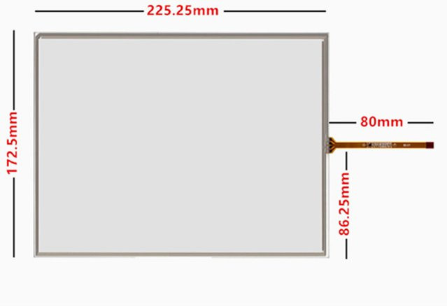 Heyman 10,4 Zoll 4-Draht-resistives Touchscreen-Panel LSA40AT9001 A104SN03 LCD Digitizer Sensor Bildschirm transparent - Bild 1