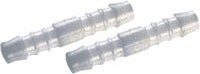 Gardena PVC Schlauch-Verbindungsstück für 12 mm Schlauch, 2er Set, weiß/transparent - Bild 1