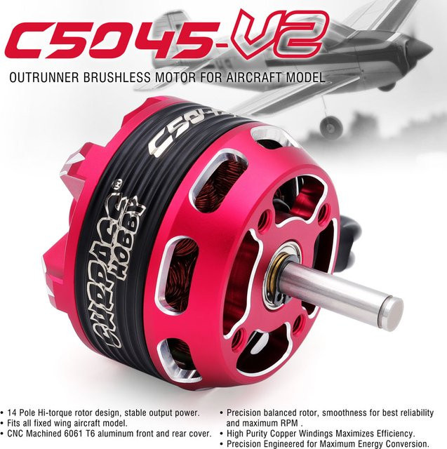 SURPASS HOBBY Bürstenloser Motor C28/C35/C42/C50 Serie für Alle Flugzeugmodelle mit Fester Tragfläche - Bild 1