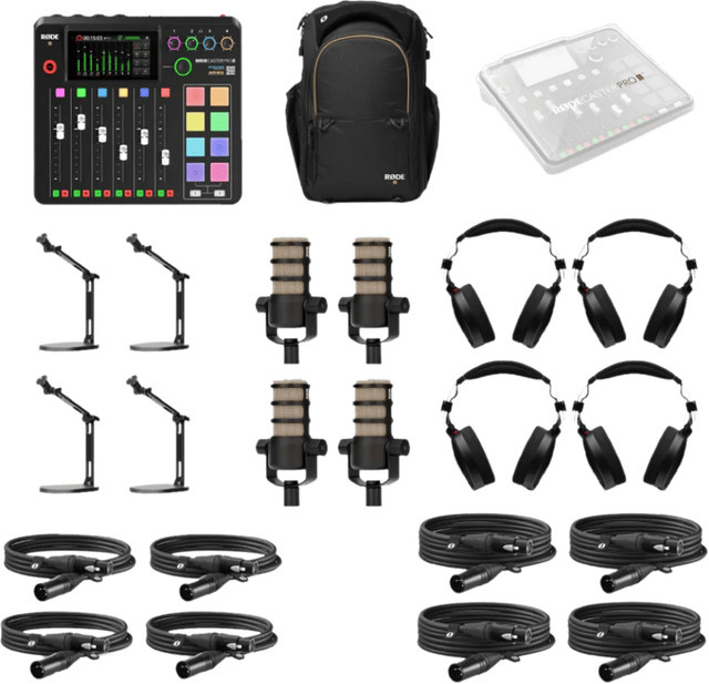 Rode Komplettes Podcast Set XLR in Schwarz - Bild 1