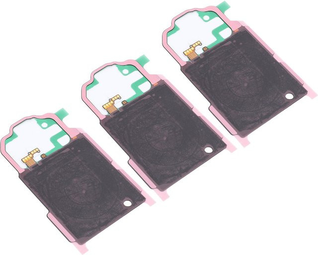 Samsung 3er Set Wireless Charging Flexkabel mit NFC Ladespule in Grau und Schwarz - Bild 1