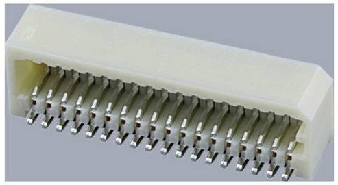 Molex Einbau-Stiftleiste Standard 36 Polzahl Weiß Rastermaß 0,80 mm - Bild 1