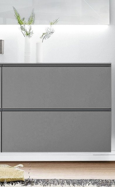Schuhschrank Rolf Weber SCHWERIN modern in Grau B/T/H: 85 x 45 x 100 cm - Bild 1