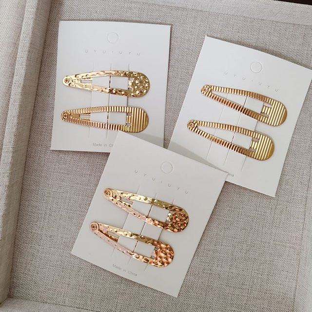 HugesGirl Haarspangen-Set, 2-teilig, Legierung, Damen, Mädchen, Kinder - Bild 1