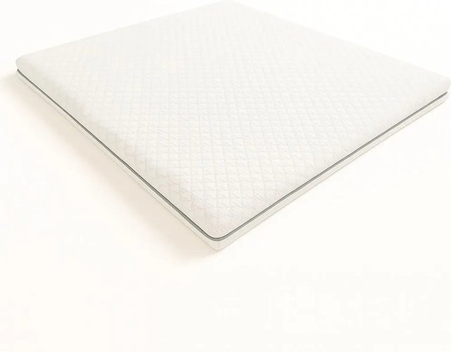 The White Stone Matratzentopper aus Memory Foam mit 9 Zonen in Weiß, Höhe: 5 cm, B/T: 90 x 190 cm - Bild 1