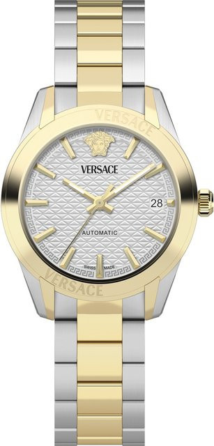 Versace Armbanduhr Automatik, Edelstahl, Silber, 35 mm, Damen - Bild 1