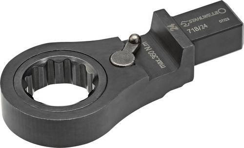Stahlwille 58170217 Einsteck-Ringratschenschlüssel aus Stahl in Schwarz - Bild 1