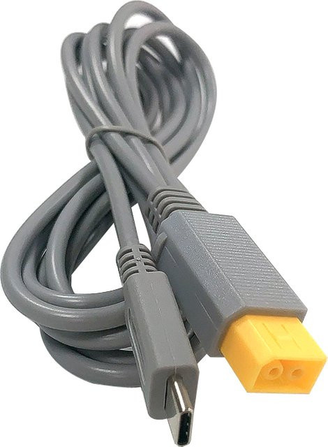 xunbeifang Ladekabel für Wii U Spielkonsole, Grau, 2 m - Bild 1