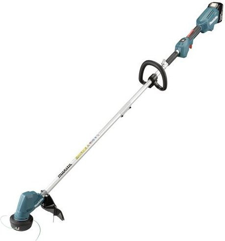 Makita Akku-Rasentrimmer DUR192LRT1 18V mit 6,0 Ah Akku und Ladegerät in Blau/Schwarz - Bild 1