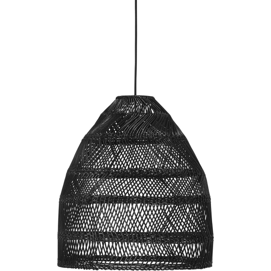 PR Home Maja Outdoor Pendelleuchte aus Rattan in Schwarz, B: 53 cm, T: 60 cm, H: 60 cm - Bild 2