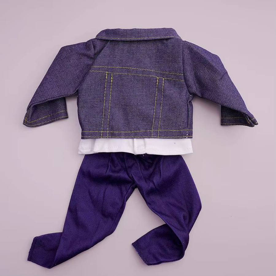 18-Zoll-Puppenkleidung für Mädchen, Puppenjacke, kurzer Rock, vierteiliges Set, Puppenzubehör - Bild 2
