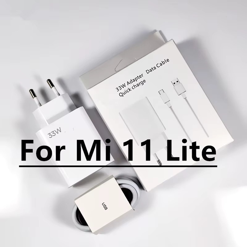 Xiaomi 33W Turbo Charge Ladegerät mit USB-C Kabel in Weiß für Redmi Note 9 Pro, POCO X3 NFC und Mi 10 Serie - Bild 3