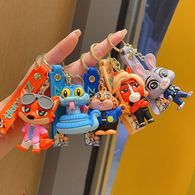 Schlüsselanhänger Zootopia 2, Judy Hopps, Nick Wilde, Unisex - Bild 1