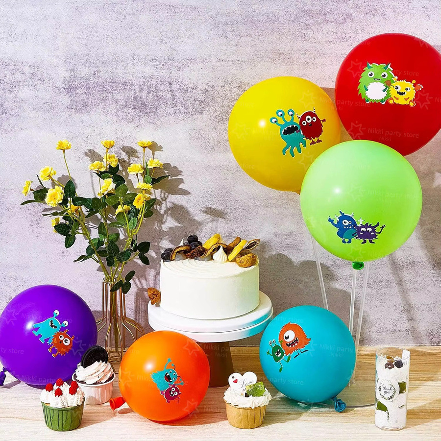 TAKARA TOMY Monster-Luftballons, 6 Stile, Dekorative Geburtstagsparty-Luftballons - Bild 6