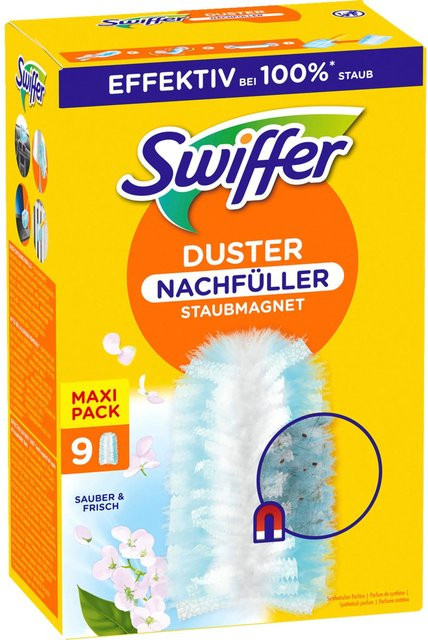 Swiffer Duster Staubmagnet Nachfüllpackung mit 9 Staubwedelbezügen und Febreze-Duft - Bild 1
