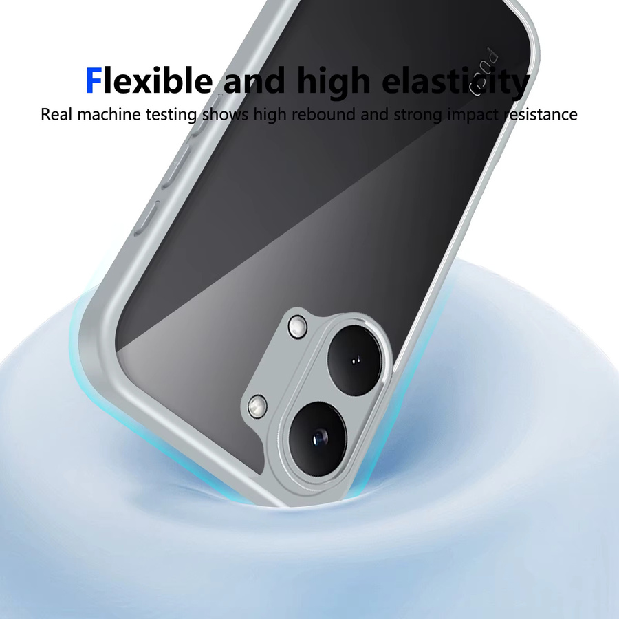 Transparente Silikon TPU Schutzhülle mit Airbag-Schutz für Xiaomi Poco X8 Pro Max und Redmi Turbo 5 Max in Blau - Bild 5