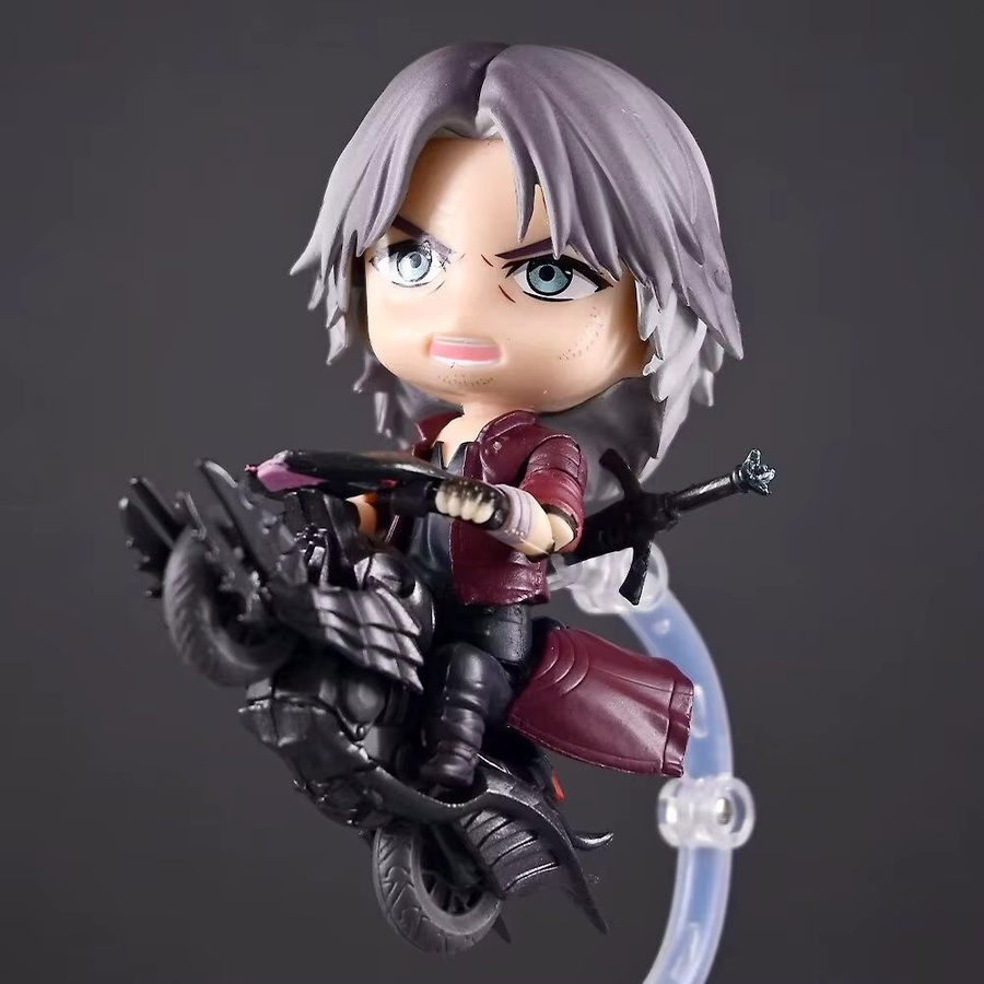 Bandai Devil Series Dante Nendoroid 1233 Q Version Face Swap PVC-Figur, mit beweglichen Gelenken - Bild 3